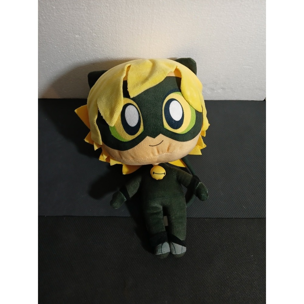 Miraculous Ladybug Zag Chibis - Cat Noir Plush Toy Cartoon 8-Inch